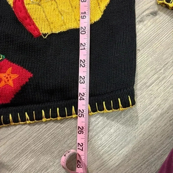 Vintage Ugly Christmas Sweater Embroidered Size L - Picture 14 of 14